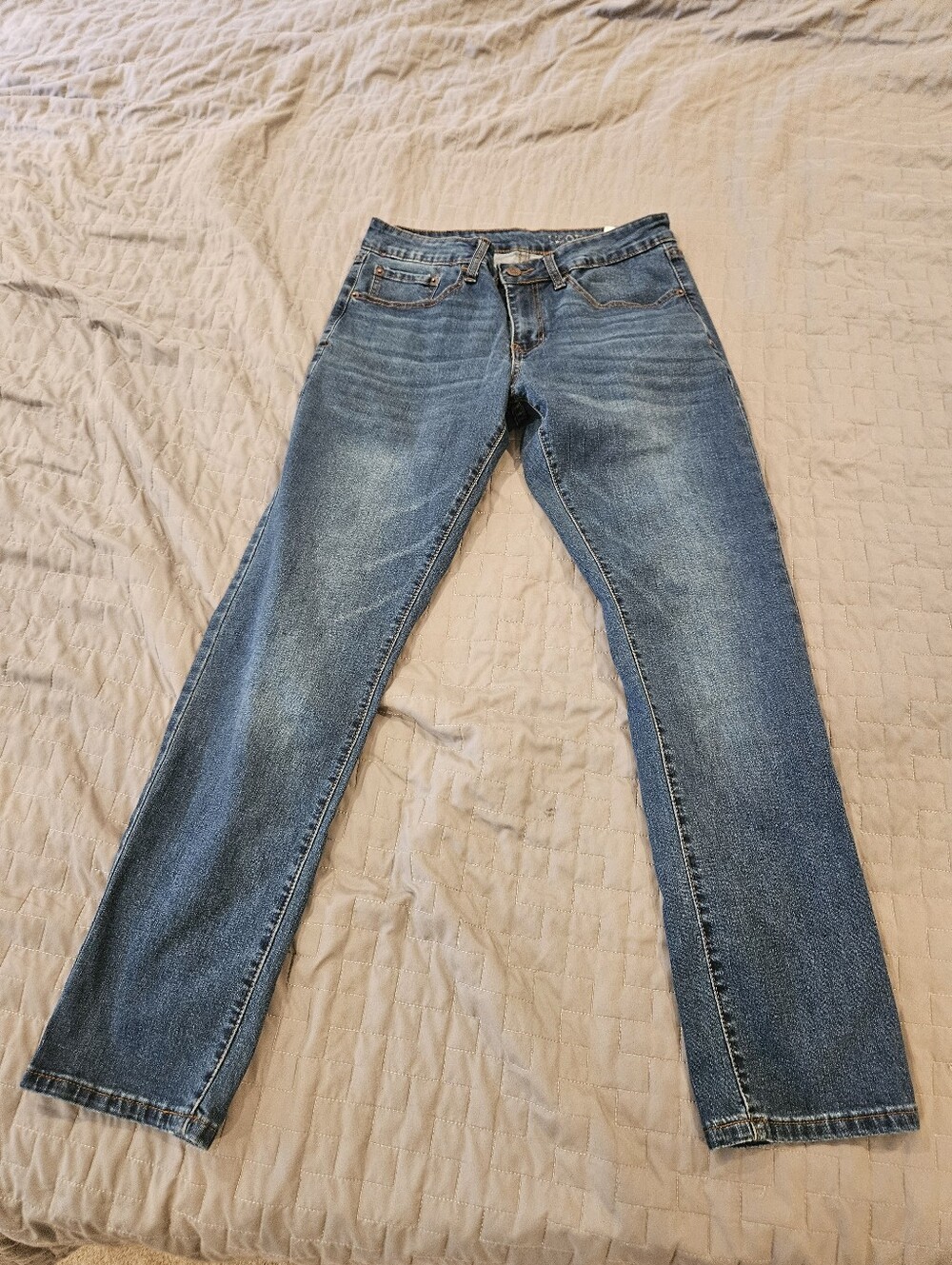 Izod Classic Men's Blue Straight-Leg Jeans 32x30